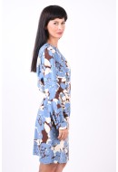 Dress Vero Moda Curve Vmcbrita Berta Short Wrap Chocolate Fondant Berta